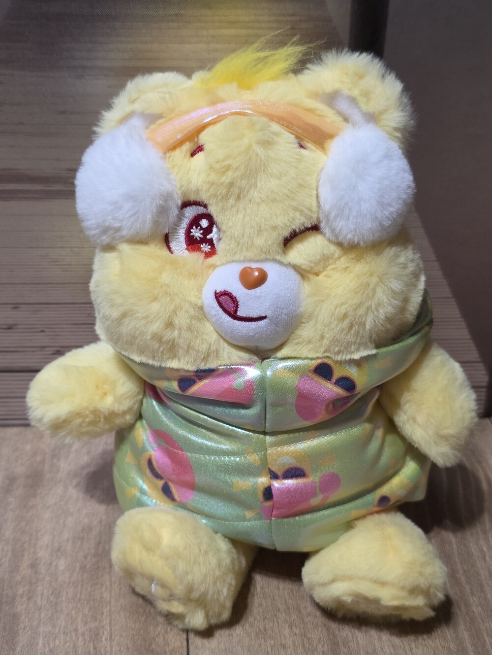 Care Bears Puffer Coat Christmas  Funshine Bear Plush 2025